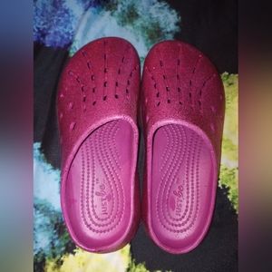 Women's Size 6 Pink Glitter Slip On